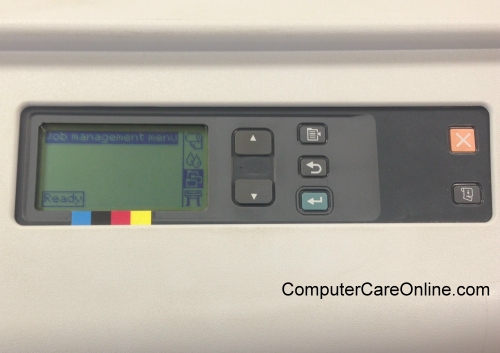 HP DesignJet 500 / 800 / 510 Control Panel